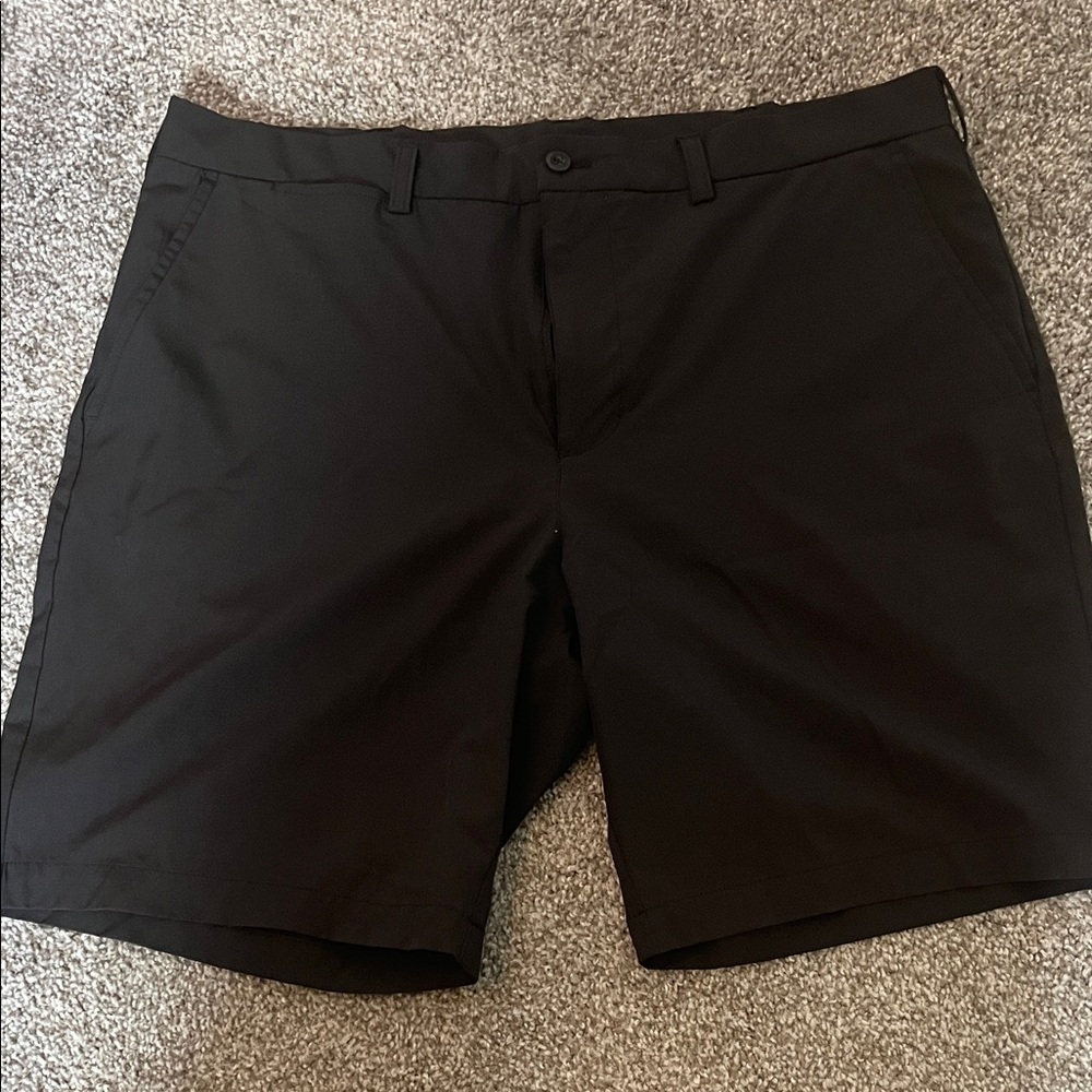Men's Black Golf Shorts